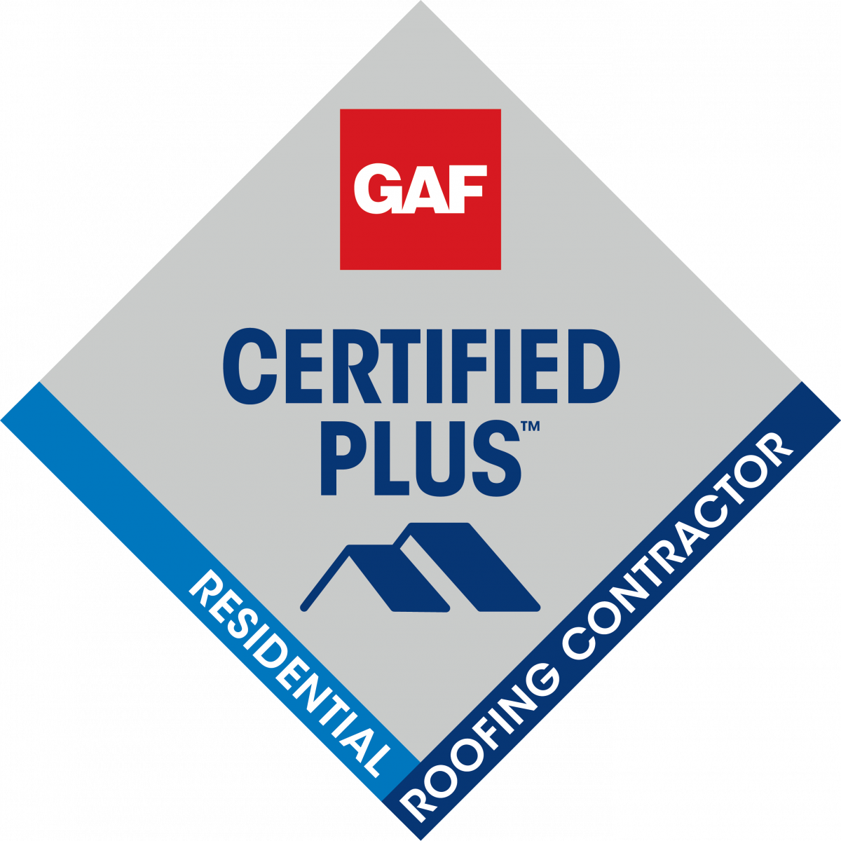 GAF Certified Residential Roofing Contractor logo